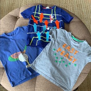 Mini boden tee shirt lot4-5 year